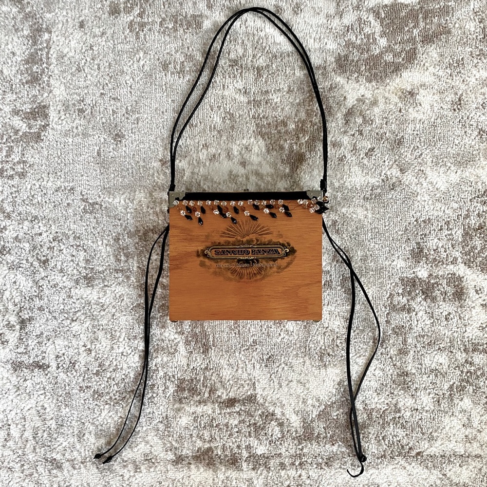 Sancho Panza Cigar Box Wooden Purse